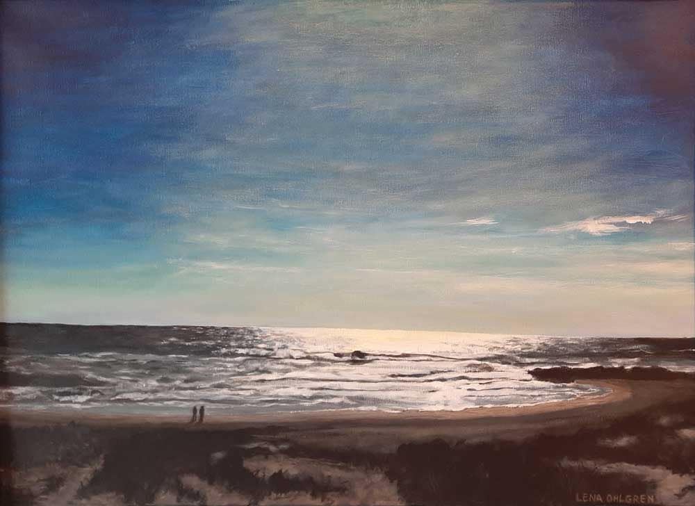 Vandring vid havet
