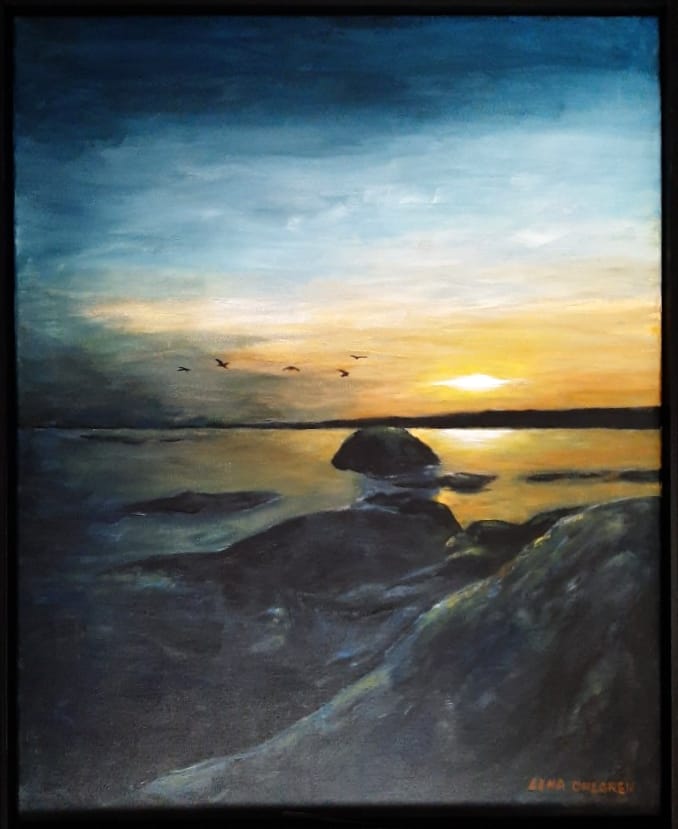 Lena Ohlgren Solnedgång